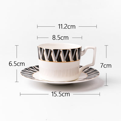 Juego de Vajilla de Porcelana Ósea Nórdica Lujo - Image 9