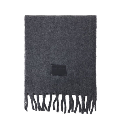 Bufanda de Lana Gruesa con Flecos Lisos para Mujer - Abrigo Cálido para el Cuello - Image 12