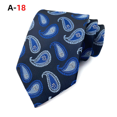 Corbata Jacquard Paisley Europeo Americana para Hombre - Image 16
