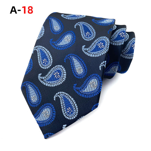 Corbata Jacquard Paisley Europeo Americana para Hombre - Image 16