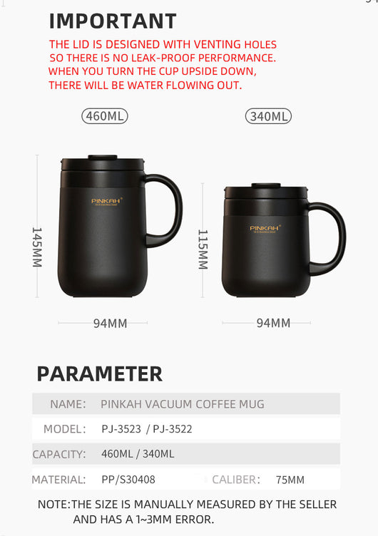 Taza de Acero Inoxidable 304 con Letras Personalizadas y Asa - Image 6