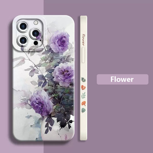 Estuche Protector Completo para Pintura al Óleo Acrílica con Diseño Peonía - Image 3