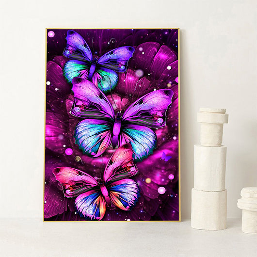 Cuadro de Diamantes Pintura Completa Mariposa Mosaico Animal Brillante - Image 10