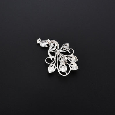 Broche Pavo Real de Diamantes Completos - Aleación de Alta Calidad - Image 8