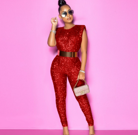 Jumpsuit de Fiesta Talla Grande para Mujer - Romper Elegante - Image 6
