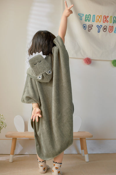 Bata Infantil con Capucha de Algodón Absorbente - Image 8