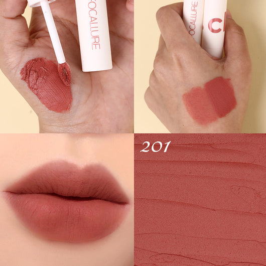 Gloss Labial Mate Aterciopelado a Prueba de Agua - Acabado Heroína Larga Duración - Image 8