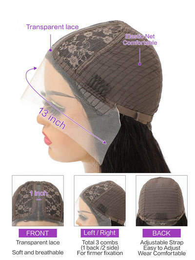 Peluca Frontal de Encaje con Cabello Natural - Image 5