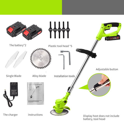 Desbrozadora Inalámbrica de Batería Litio - Máquina Multiusos Portátil para Jardín - Image 13