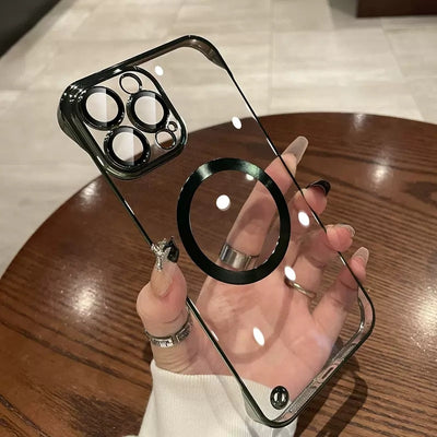 Funda Magnética Antipolvo con Marco Electrochapado para Smartphone - Image 9