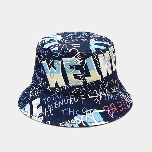 Gorra de Pescador con Alfabeto Graffiti Creativo - Image 4