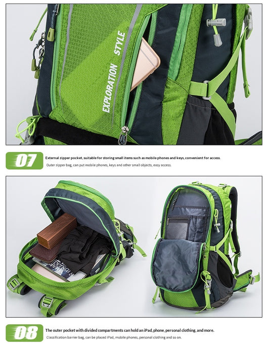 Mochila de Campamento Impermeable de Gran Capacidad - Image 15