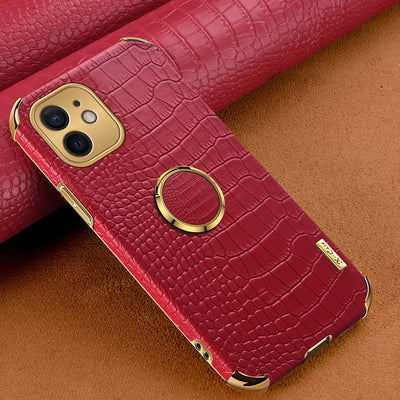 Funda Teléfono Cuero 6D con Acabado Plateado y Patrón - Image 9
