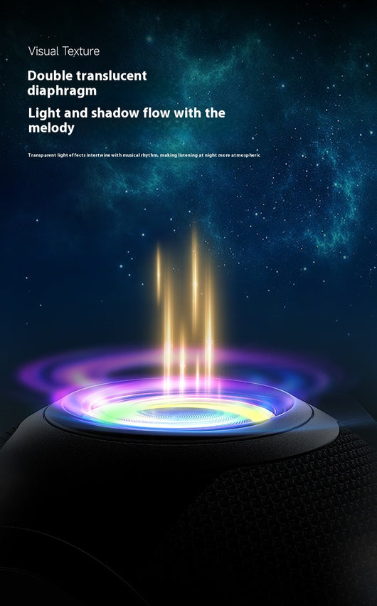Parlante Bluetooth Portátil con Lámpara RGB y Modo TWS - Image 12