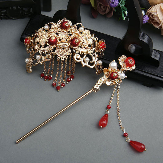 Pasador de Cabello Hanfu Estilo Hada - Accesorio Tradicional Chino - Image 3