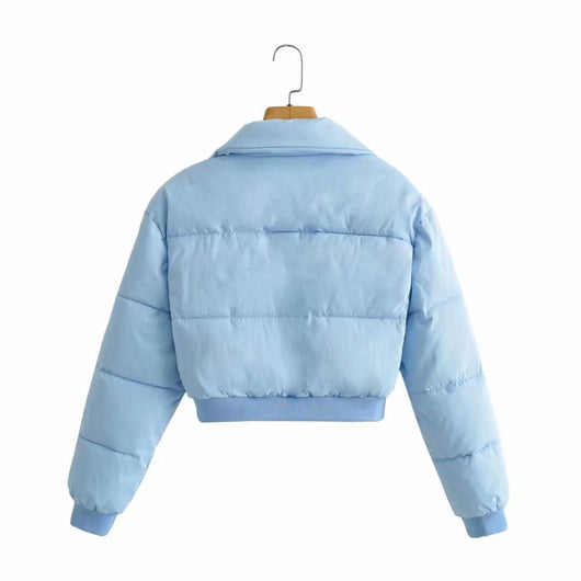 Chaqueta Suelta Cálida de Poliéster para Mujer - Image 5