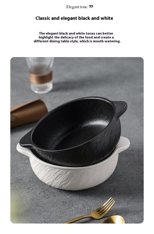 Tazón Minimalista para Fideos Instantáneos con Diseño Binaural Japonés - Image 13