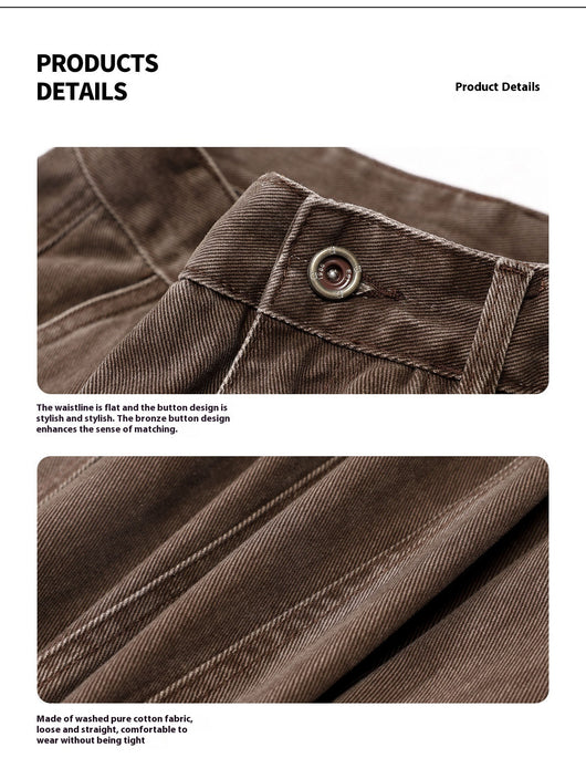 Jeans Rectos Vintage Maillard con Efecto Caída Americana - Image 12