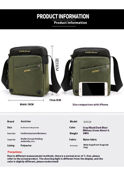 Bolsa Crossbody Impermeable para Hombre - Viajes y Aventuras al Aire Libre - Image 10