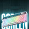 Teclado Mecánico Transparente Inalámbrico Ice Cube
