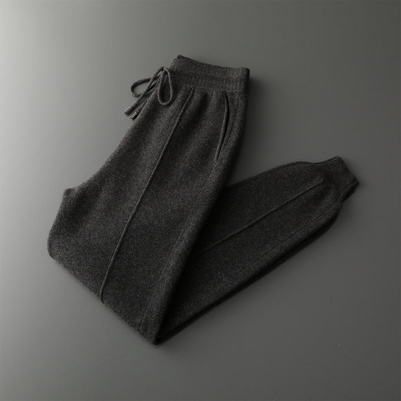 Pantalones de Cachemira Acolchados para Hombre - Comodidad Atlética Casual