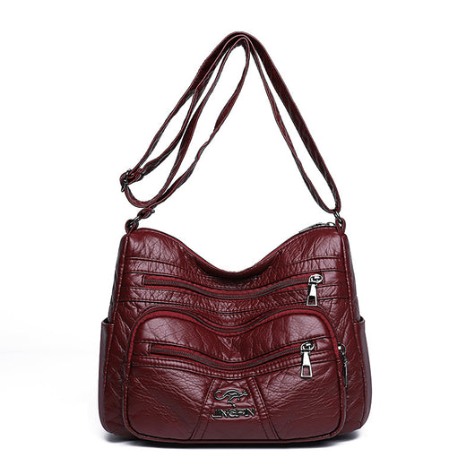 Bolso de Cuero Retro Auténtico para Mujer con Gran Capacidad - Image 7