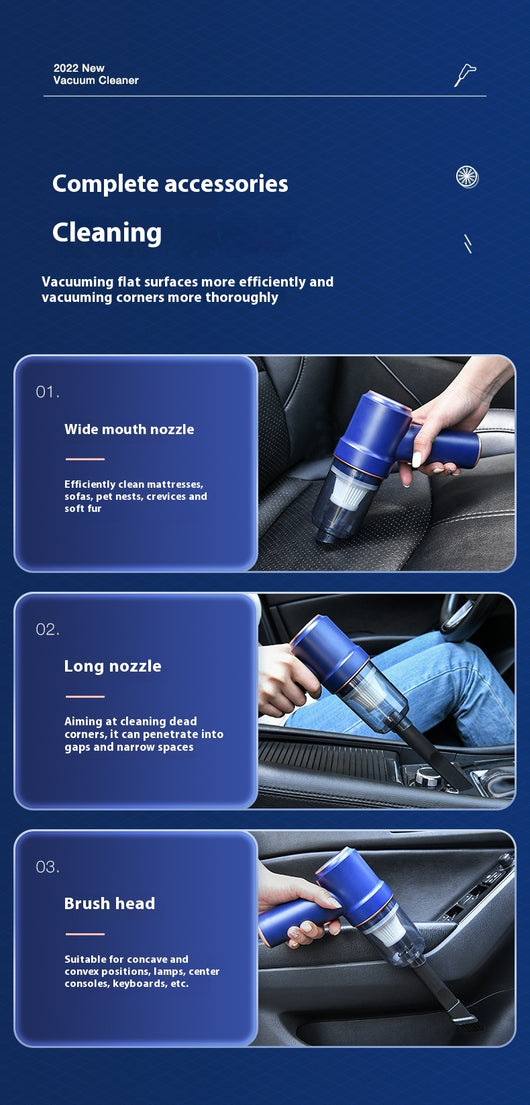 Limpiador Inalámbrico Portátil para Auto Multifunción - Image 14
