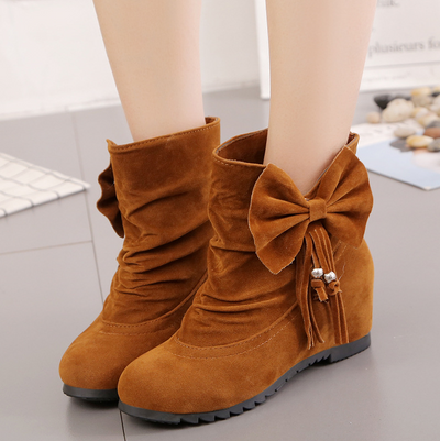 Botines Cortos para Mujer con Detalle de Lazo Interno - Image 5