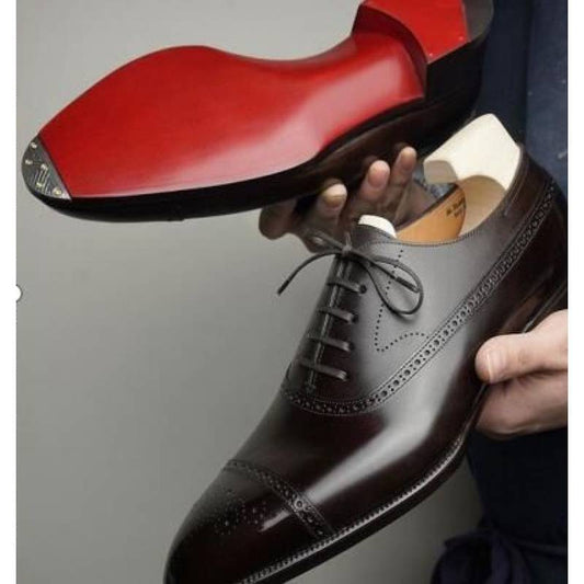 Zapatos de Cuero Puntiagudos Elegantes