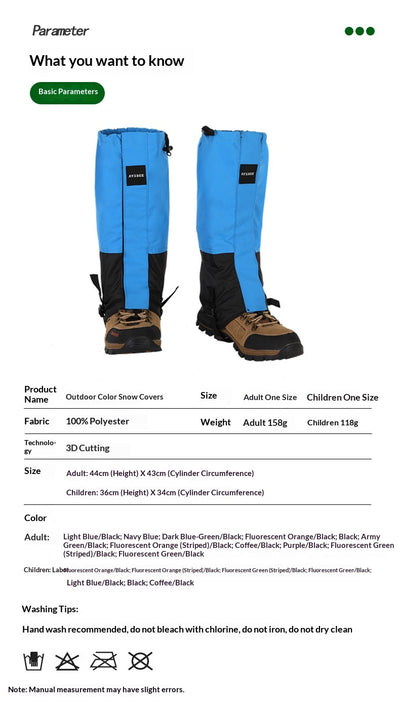 Leggings de Montaña Desértica Impermeables con Protección Antipolvo - Image 31