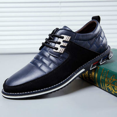 Zapatos de Cuero Casual Estilo Británico para Hombre - Talla Grande - Image 16