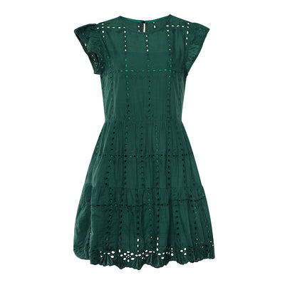 Vestido Casual de Algodón con Bordado Calado - Image 45