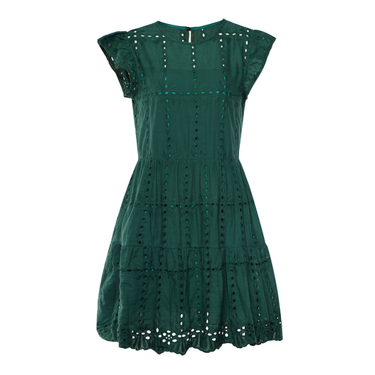 Vestido Casual de Algodón con Bordado Calado - Image 45