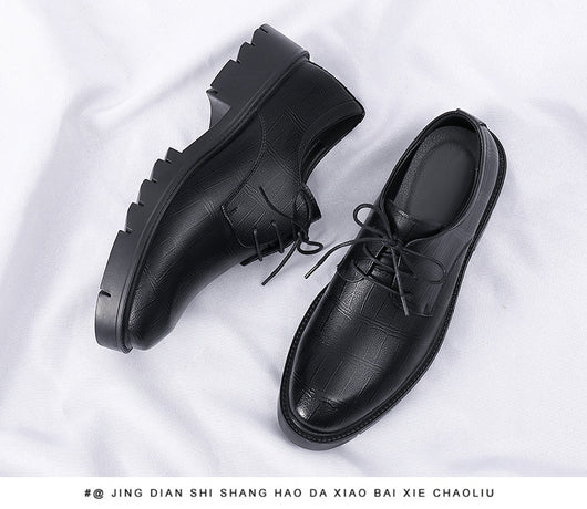 Zapatos Formales de Cuero con Aumento de Altura 10cm - Elegancia y Confianza - Image 17