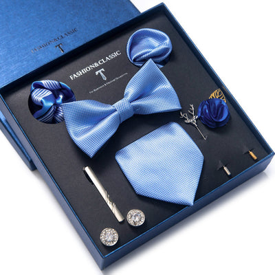 Conjunto de 8 Piezas de Corbatas para Traje Formal de Hombre - Image 45