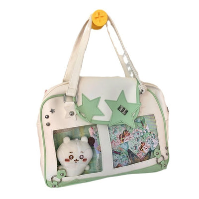Bolso Mensajero de Hombro Estilo Preppy Original Portátil - Image 5