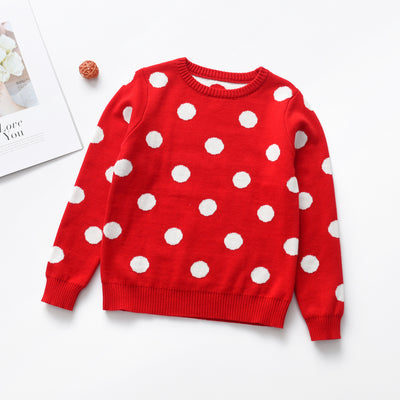 Suéter Infantil Cuello Redondo Manga Larga con Corazón - Image 10