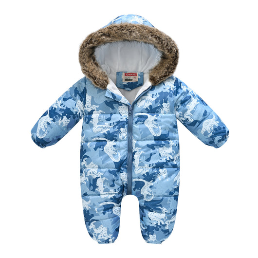 Mameluco Acolchado Impermeable con Diseños Animados para Niños - Image 8