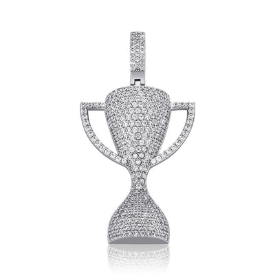 Dije Trophy Hip-hop Personalizado con Circonita Brillante Estilo Europeo