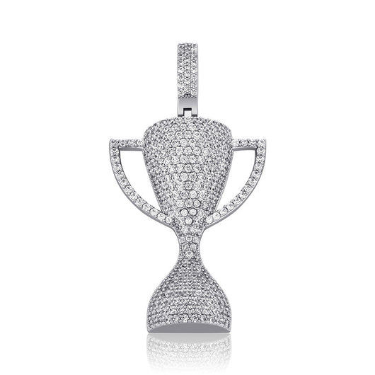 Dije Trophy Hip-hop Personalizado con Circonita Brillante Estilo Europeo