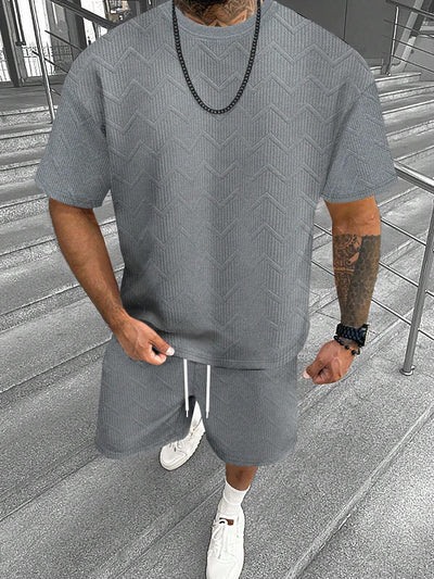 Conjunto Deportivo Hombre Pantalones Cortos y Playera Cómoda - Image 12
