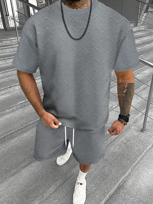 Conjunto Deportivo Hombre Pantalones Cortos y Playera Cómoda - Image 12