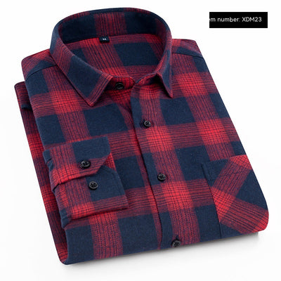 Camisa Flanela Casual de Manga Larga para Hombre - Image 11