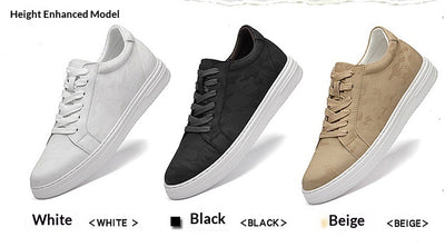 Zapatillas Deportivas Blancas para Hombre con Suela Elevada y Altura Aumentada - Image 24