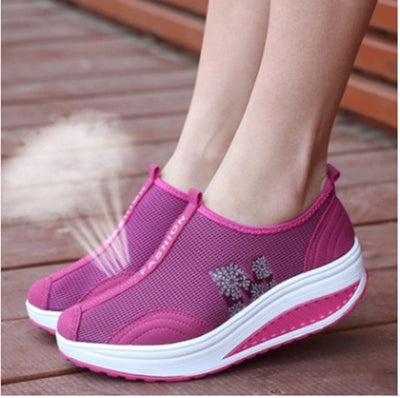 Tenis Plataforma Casual para Mujer con Malla Transpirable - Image 10
