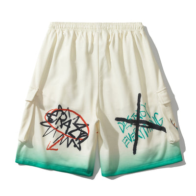 Pantalones Cargo Hombre Estampado Dibujos Animados con Múltiples Bolsillos - Image 2