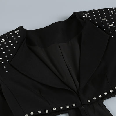 Conjunto Dos Piezas Ajustado con Cutout y Strass - Manga Larga Reductora - Image 21