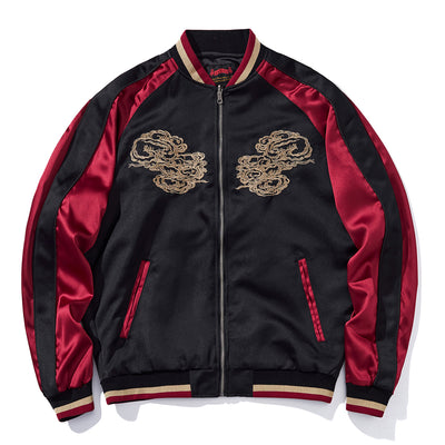 Chaqueta Suelta Bordada Estilo Chino para Hombre