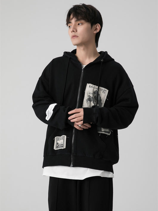 Sudadera con Cierre Wrecking Patch para Parejas - Image 10