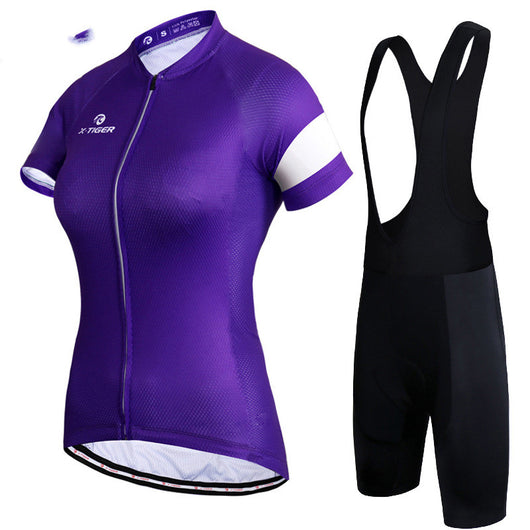 Conjunto de Ciclismo Mujer Tirantes Manga Corta Verano Transpirable - Image 7